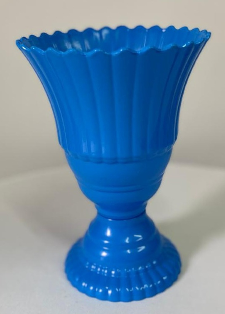 Vaso Real   Azul Bic - A FESTA E DECORAÇÃO