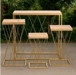 Mesa  Aramada 2 Dourado P - imagem 2