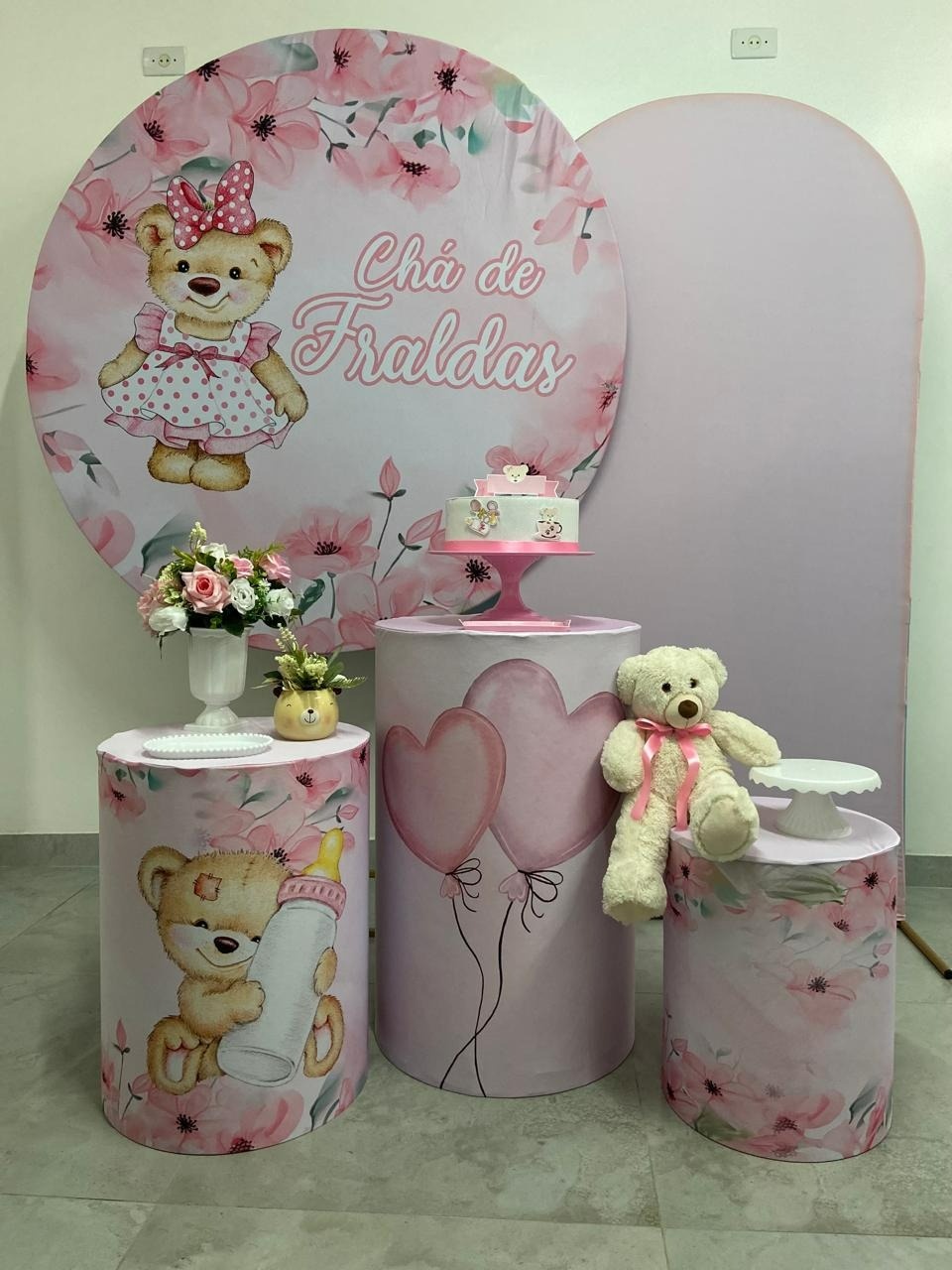 Chá de Fraldas Kit Completo Com Balões - A FESTA E DECORAÇÃO
