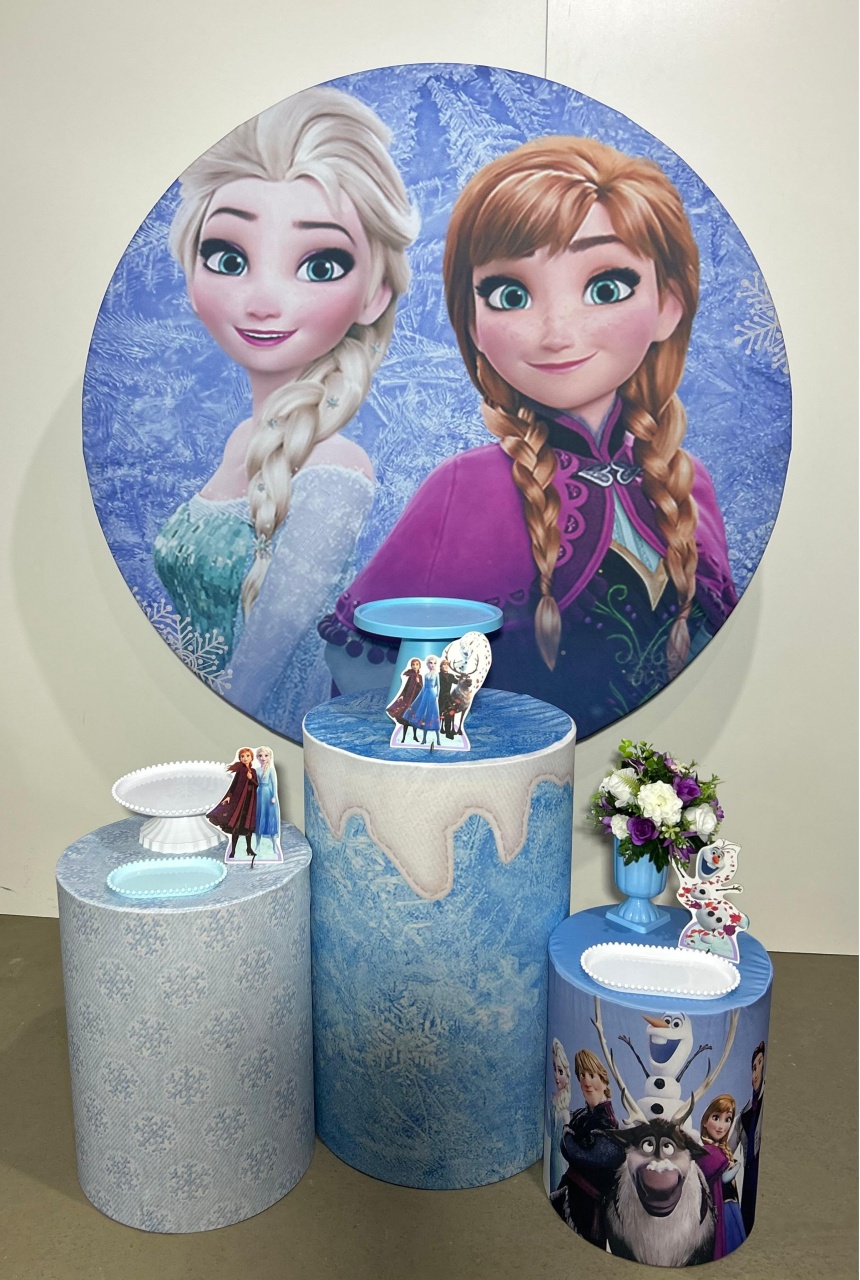 Kit Básico Frozen Elsa E Ana - A FESTA E DECORAÇÃO