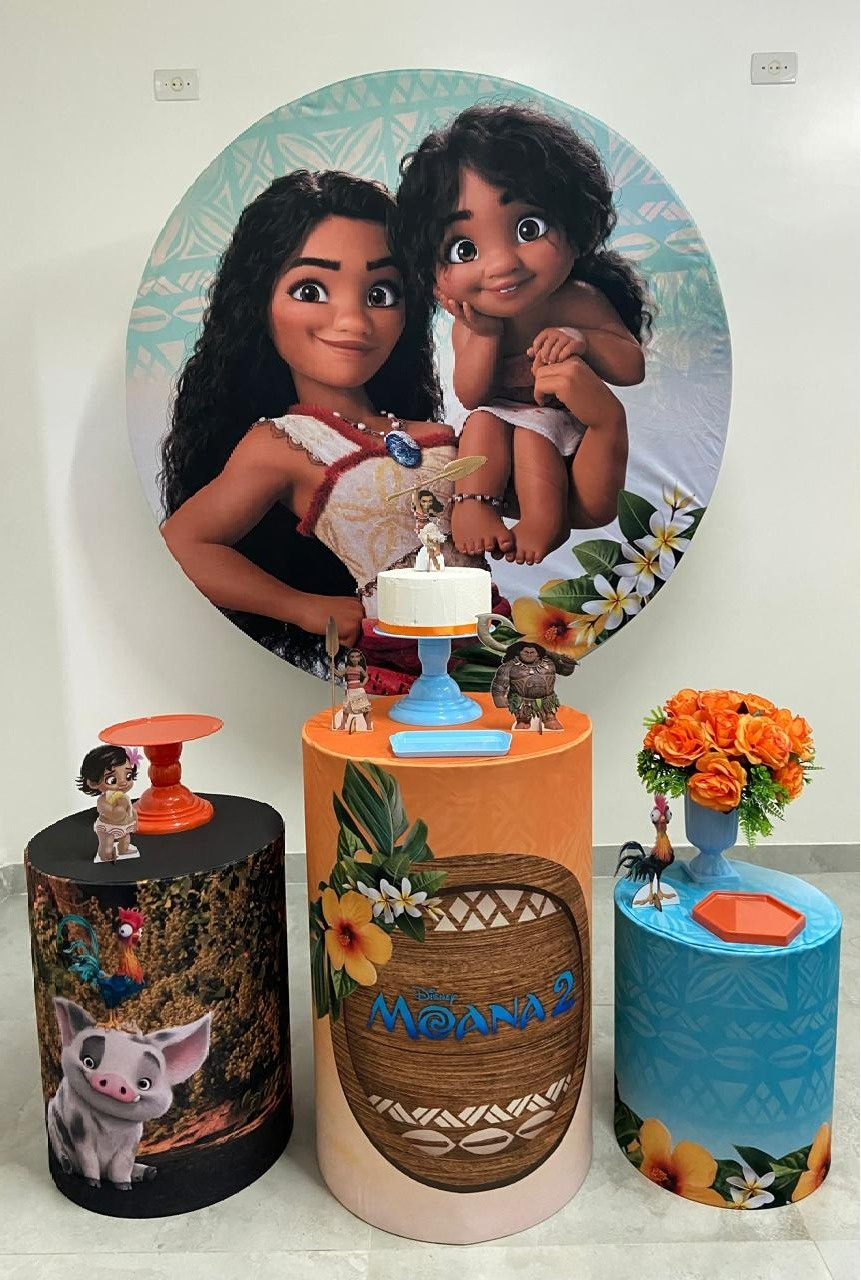 Kit Básico Moana - A FESTA E DECORAÇÃO