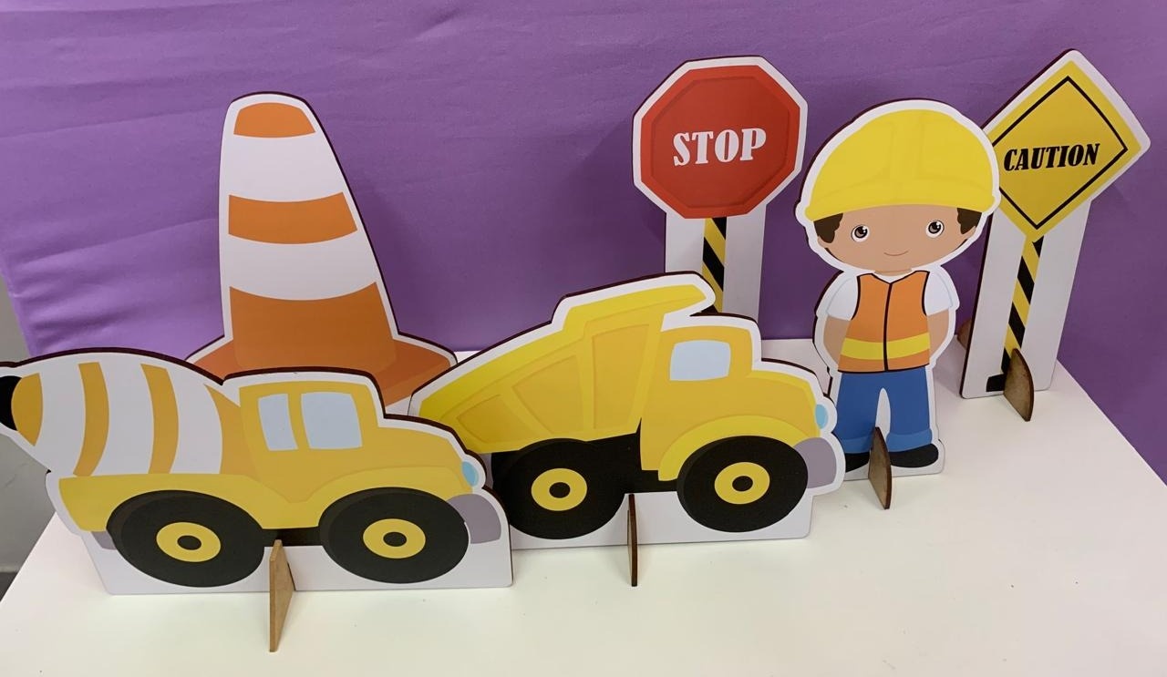 Display Mdf Em Obras - A FESTA E DECORAÇÃO