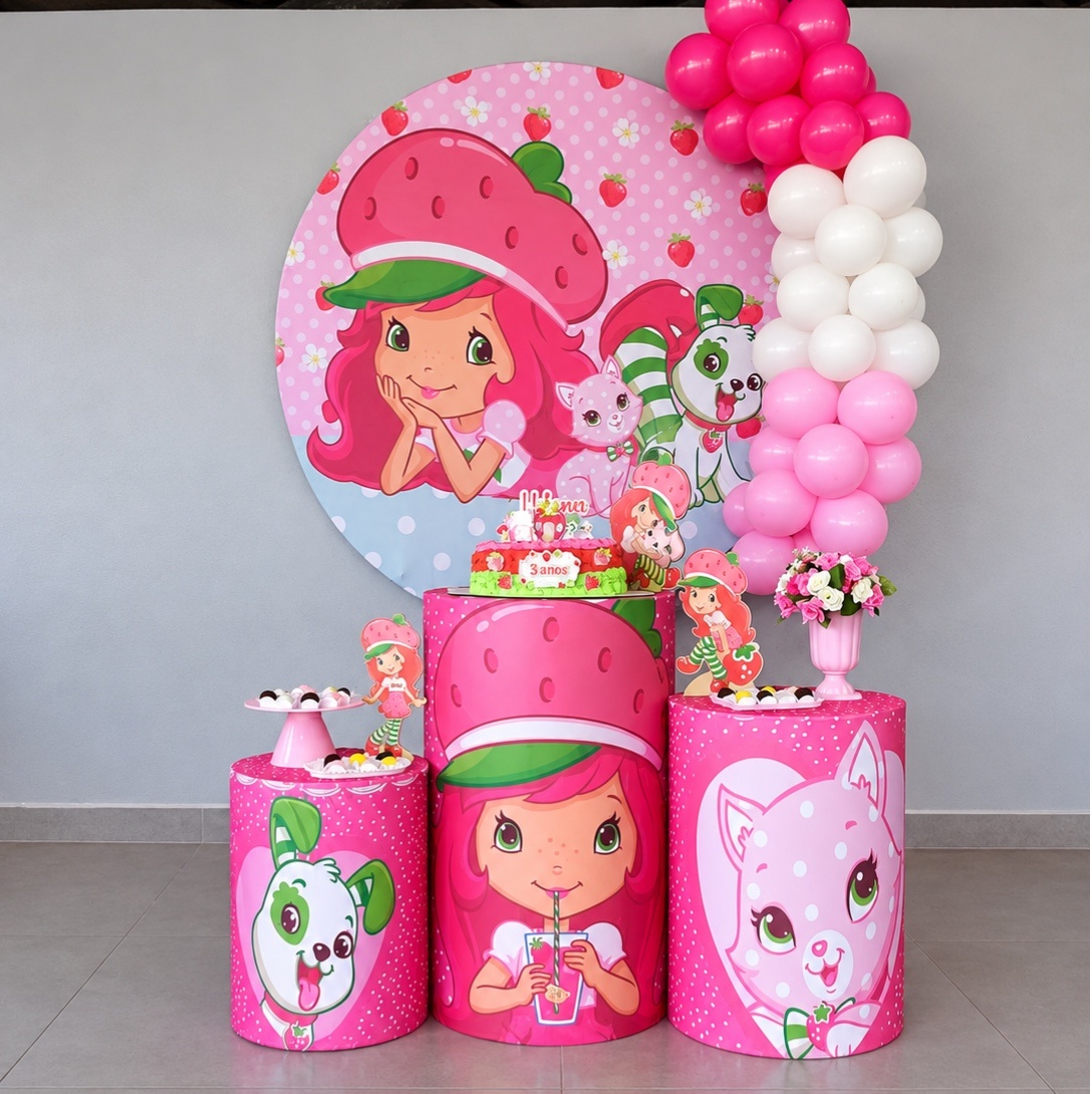 Moranguinho Kit Completo Com Balões - A FESTA E DECORAÇÃO
