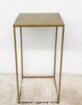 Mesa Quadrada  Dourada M 35X35X70 Altura - imagem 1