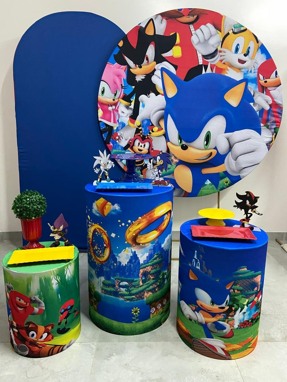 Kit Completo Com Romano Sonic - A FESTA E DECORAÇÃO