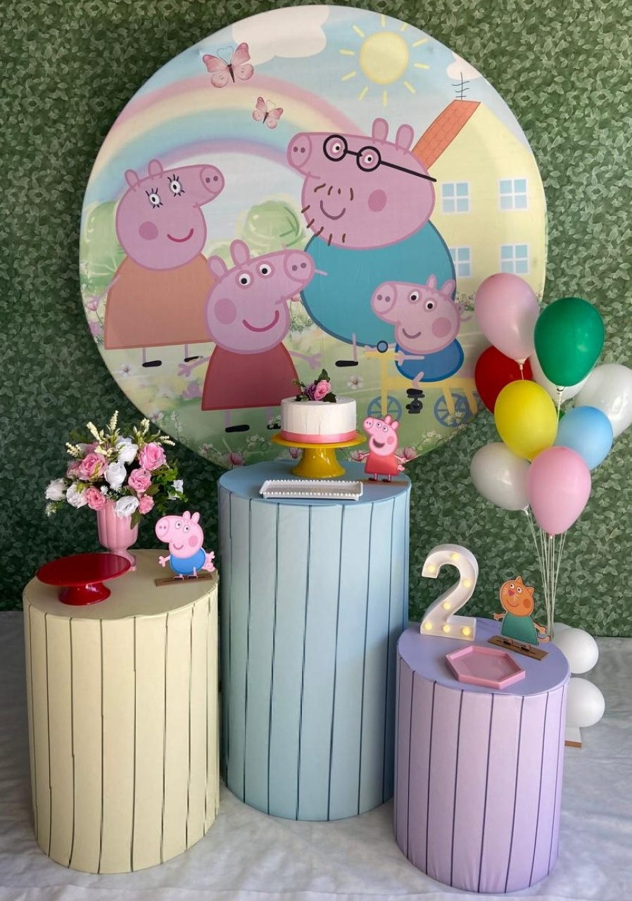 Kit Básico Peppa  - A FESTA E DECORAÇÃO