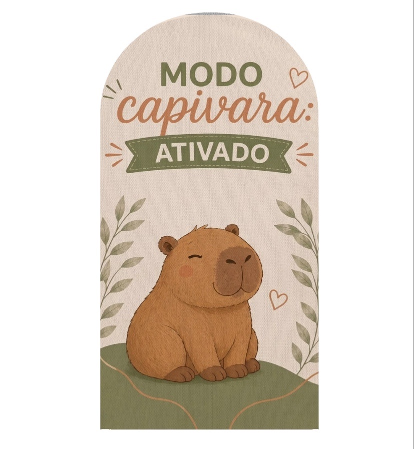 Capa Painel Romano Capivara - A FESTA E DECORAÇÃO