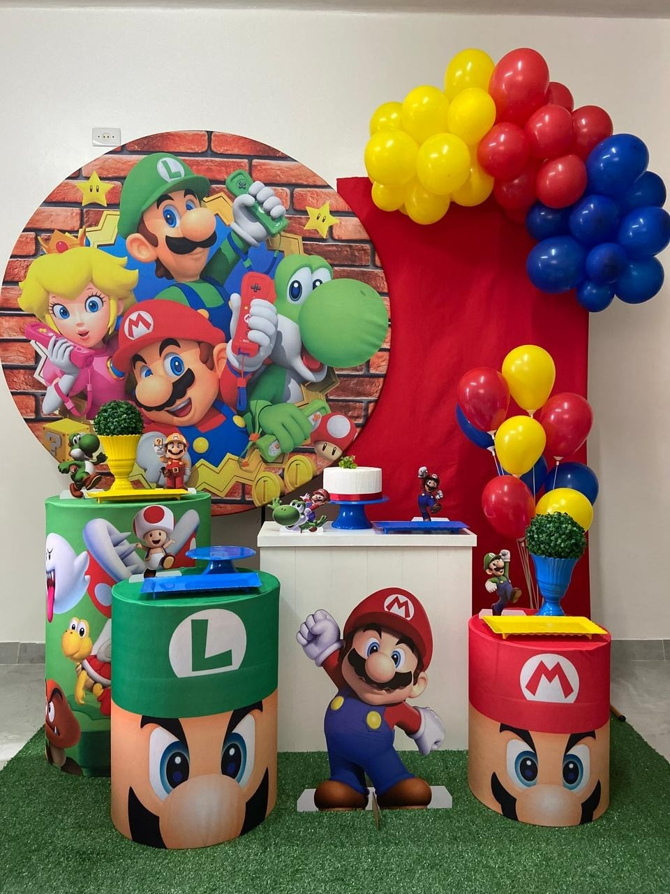 Super Mário Kit Super Luxo  - A FESTA E DECORAÇÃO