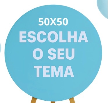 Capa 50X50 (Escolher Tema) - A FESTA E DECORAÇÃO