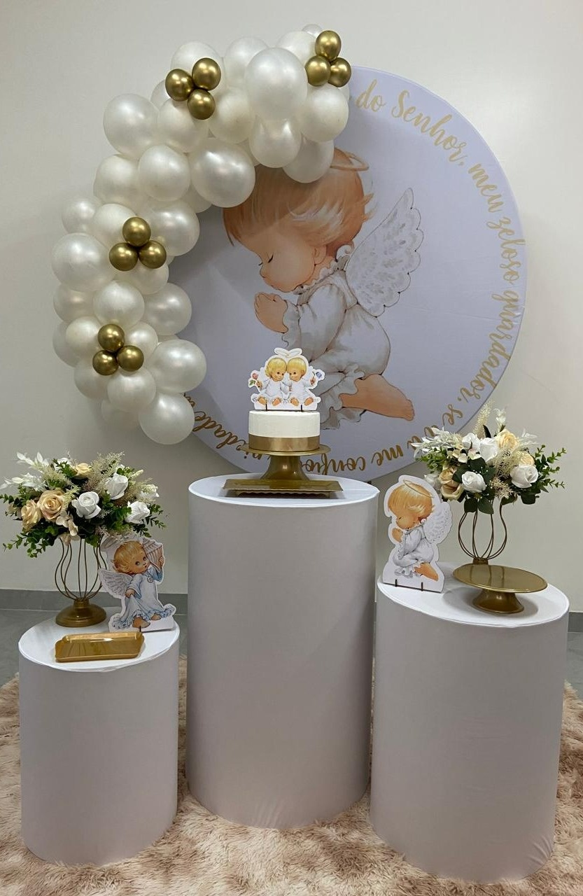 Santo Anjo Kit  Luxo - A FESTA E DECORAÇÃO