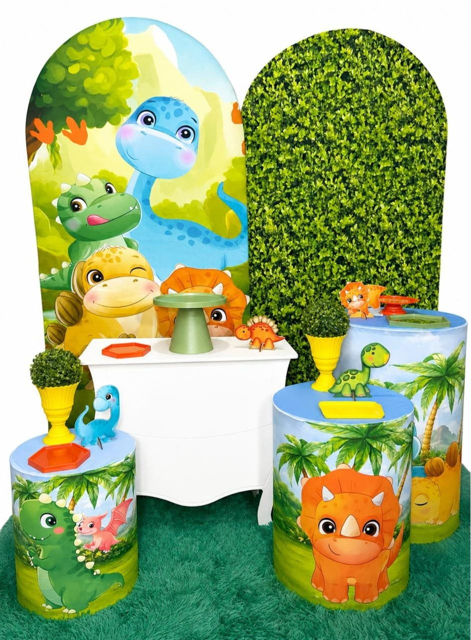 Dino Baby Romano Kit Luxo - A FESTA E DECORAÇÃO