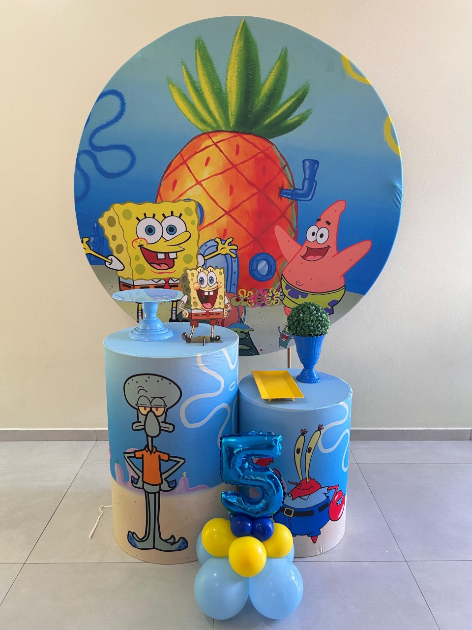 Kit Promocional Bob Esponja - A FESTA E DECORAÇÃO