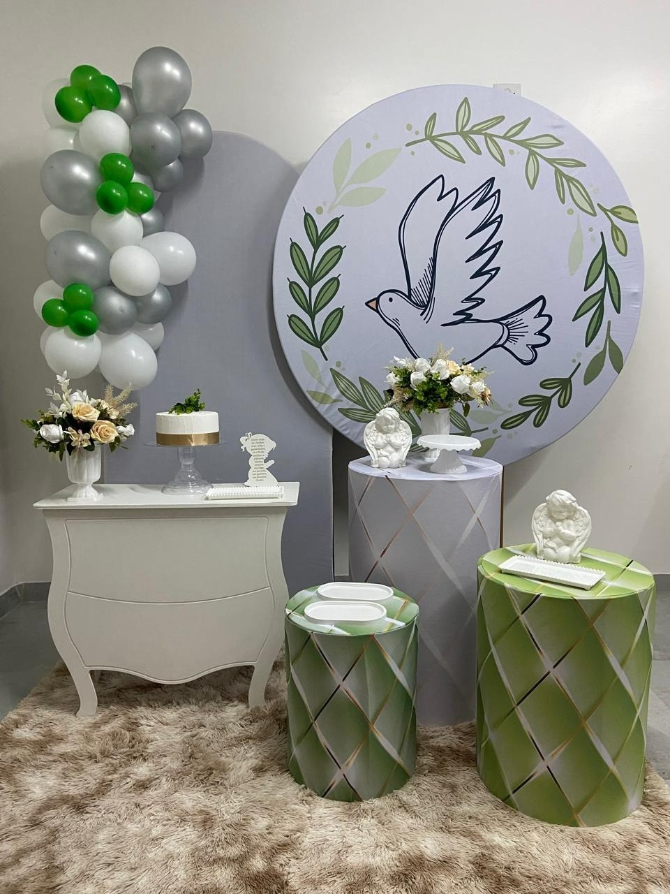   Espírito Santo Verde  Kit Super Luxo  - A FESTA E DECORAÇÃO