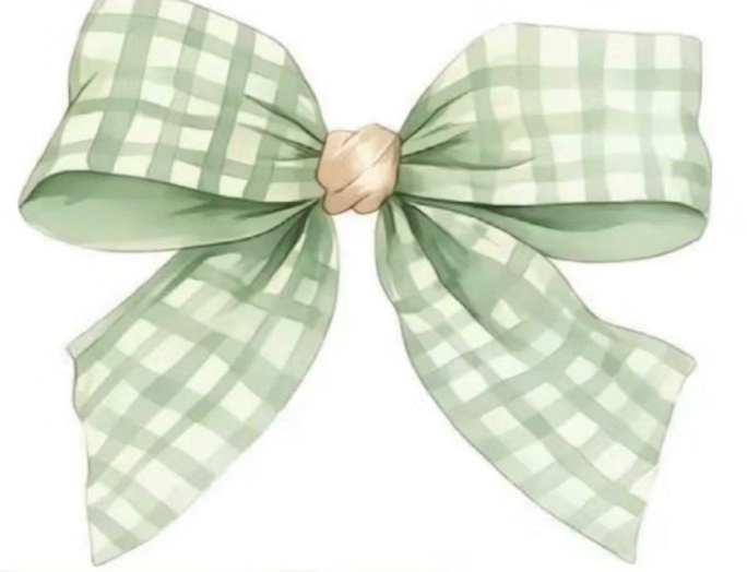 Laço Verde Xadrez Ganso 50Cm - A FESTA E DECORAÇÃO