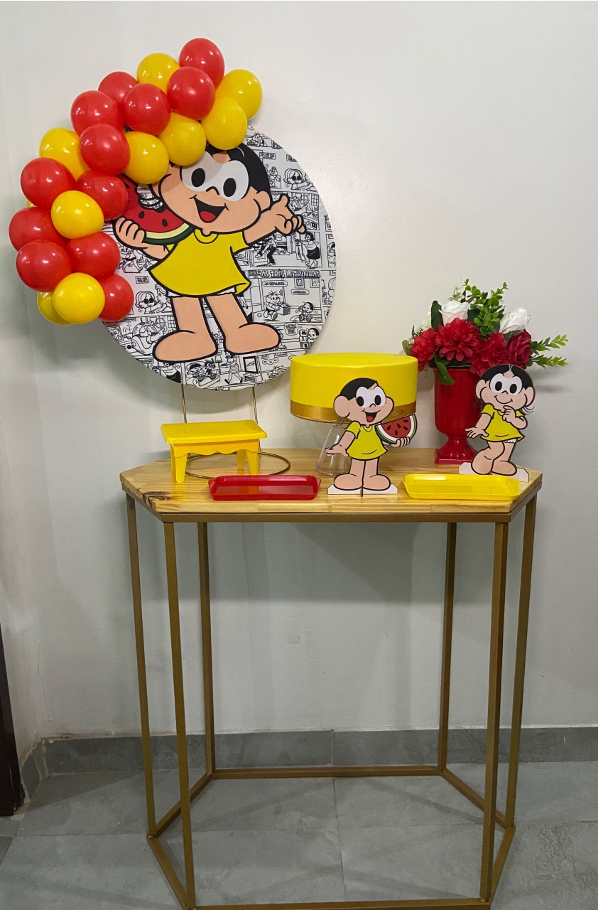 Magali Turma da Monica Kit Festa Na Mesa G - A FESTA E DECORAÇÃO