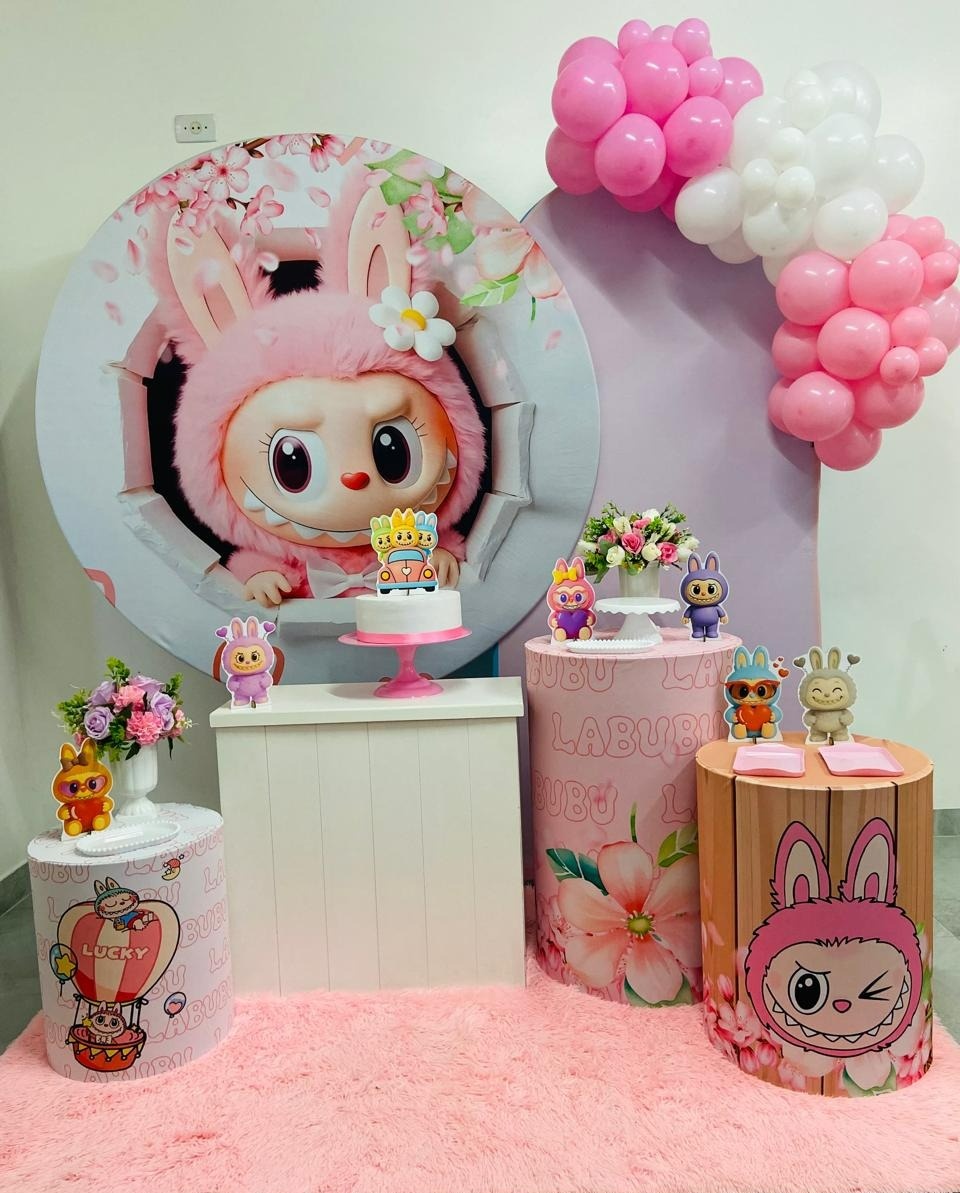 Labubu Kit Super Luxo  - A FESTA E DECORAÇÃO