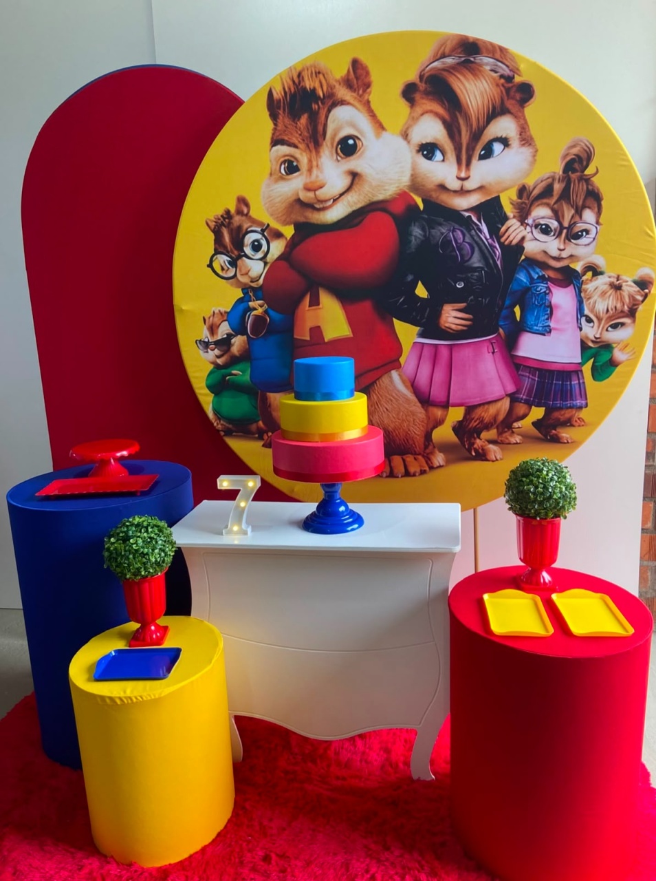 Alvin E Os Esquilos Kit Luxo - A FESTA E DECORAÇÃO