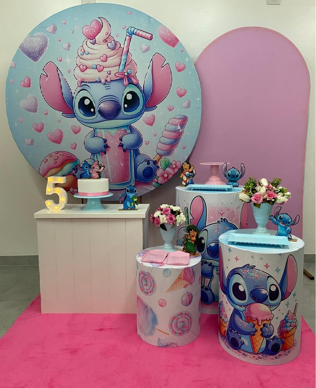 Kit Stitch Milk Shake  Luxo   - A FESTA E DECORAÇÃO