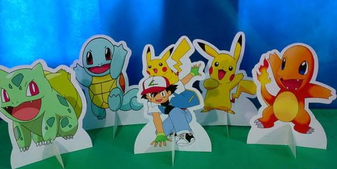 Display  Pikachu - A FESTA E DECORAÇÃO