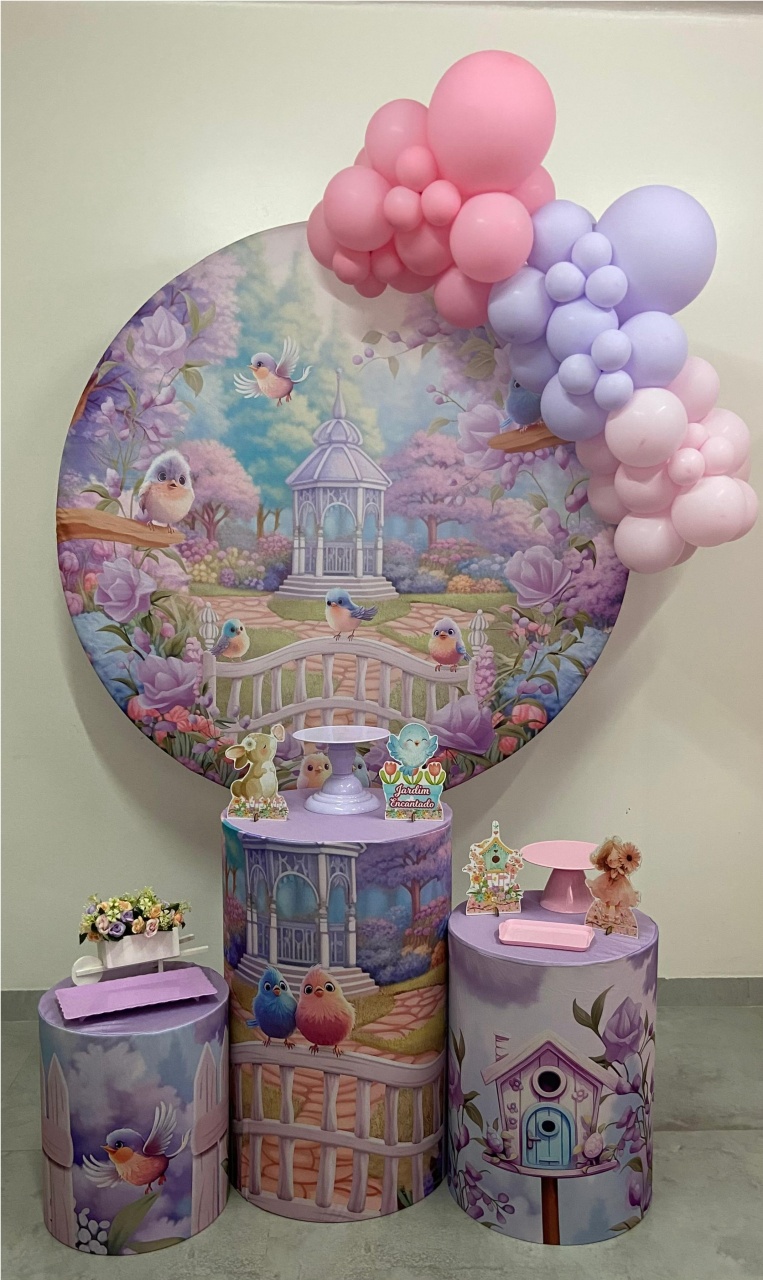 Jardim Encantado 2 Kit Completo Com Balões - A FESTA E DECORAÇÃO