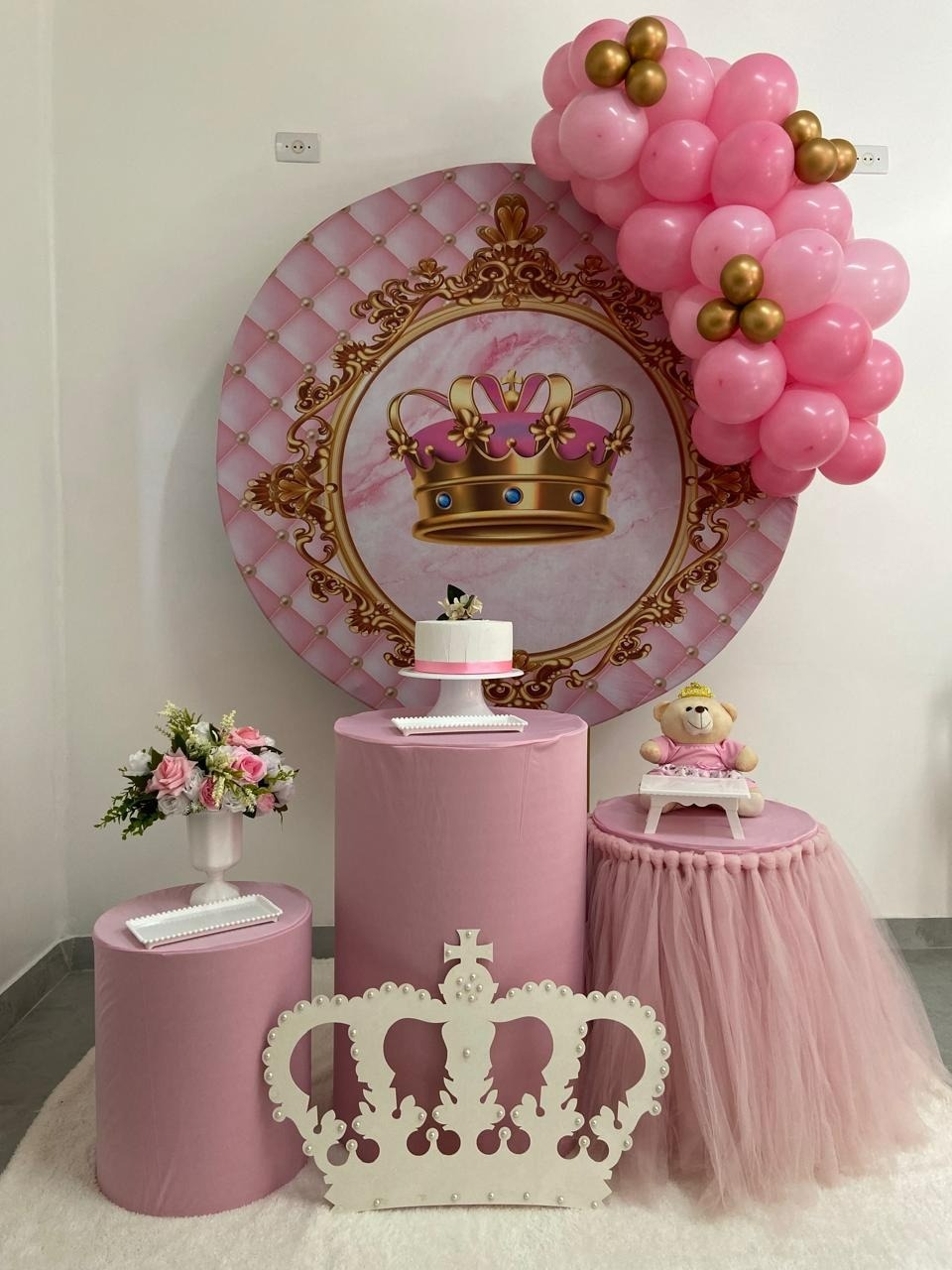Kit Completo Coroa Real   - A FESTA E DECORAÇÃO