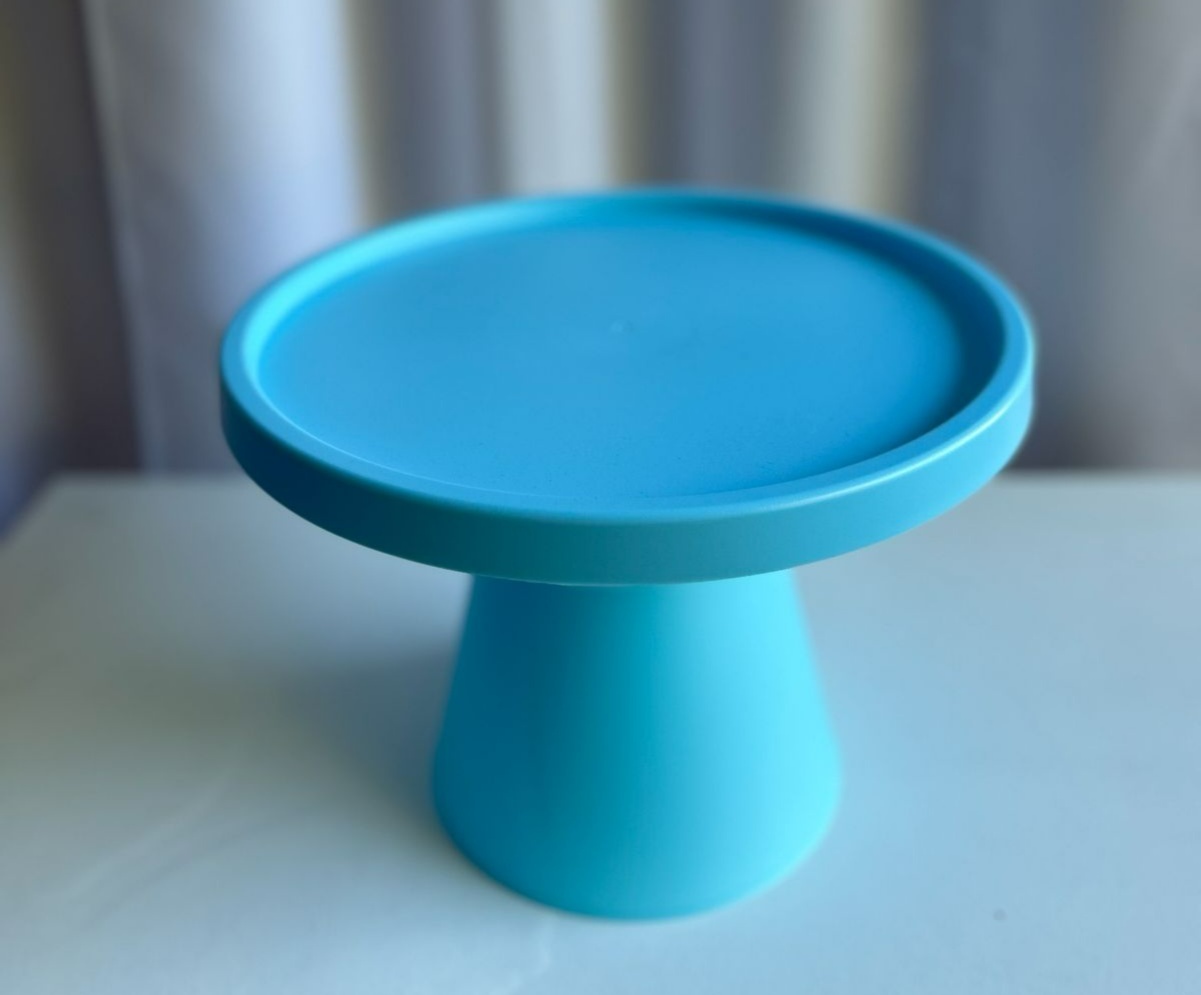Bandeja Alta Cone 28Cm Azul Bebê - A FESTA E DECORAÇÃO