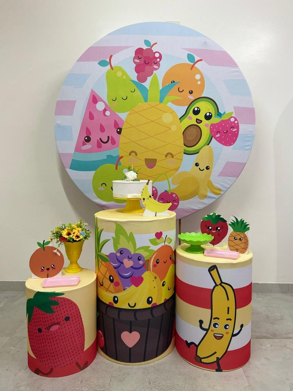 Kit Básico Frutas  - A FESTA E DECORAÇÃO