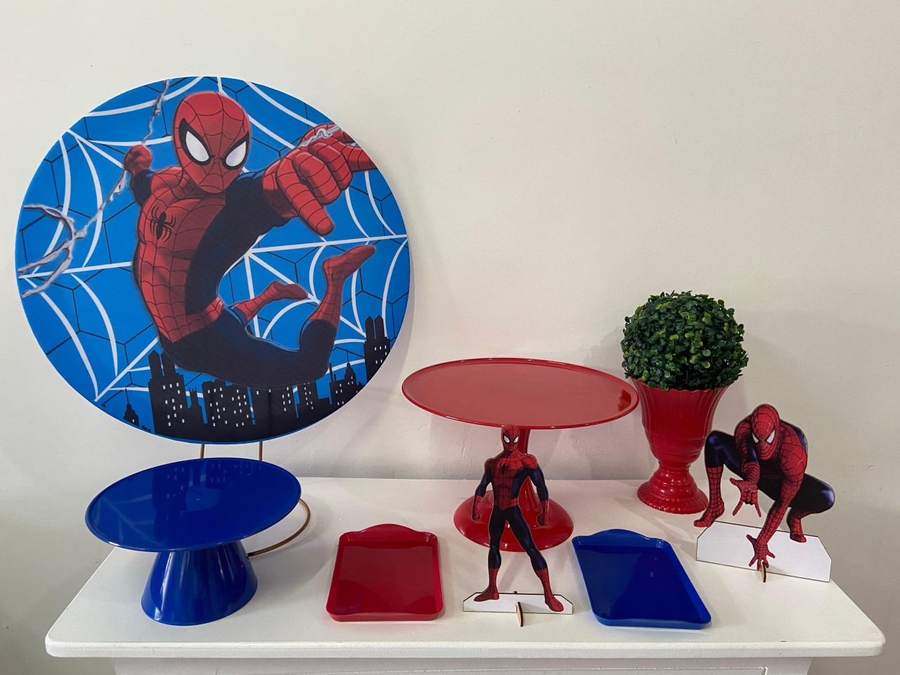 Kit Festa Na Mesa Homem Aranha P   - A FESTA E DECORAÇÃO