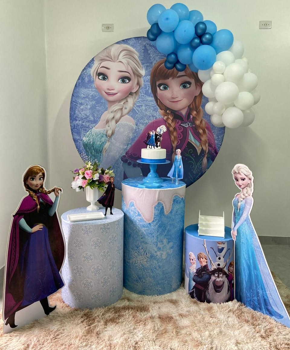 Frozen  - Elsa E Ana - Kit Luxo - A FESTA E DECORAÇÃO