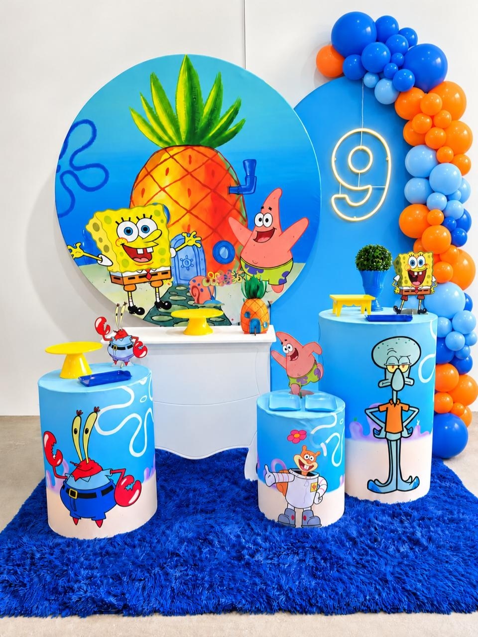 Kit Coposição Bob Esponja - A FESTA E DECORAÇÃO