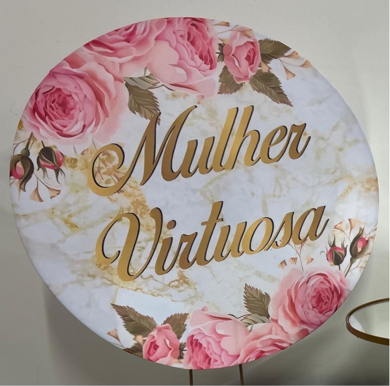 Capa 50X50 Mulher Virtuosa - A FESTA E DECORAÇÃO
