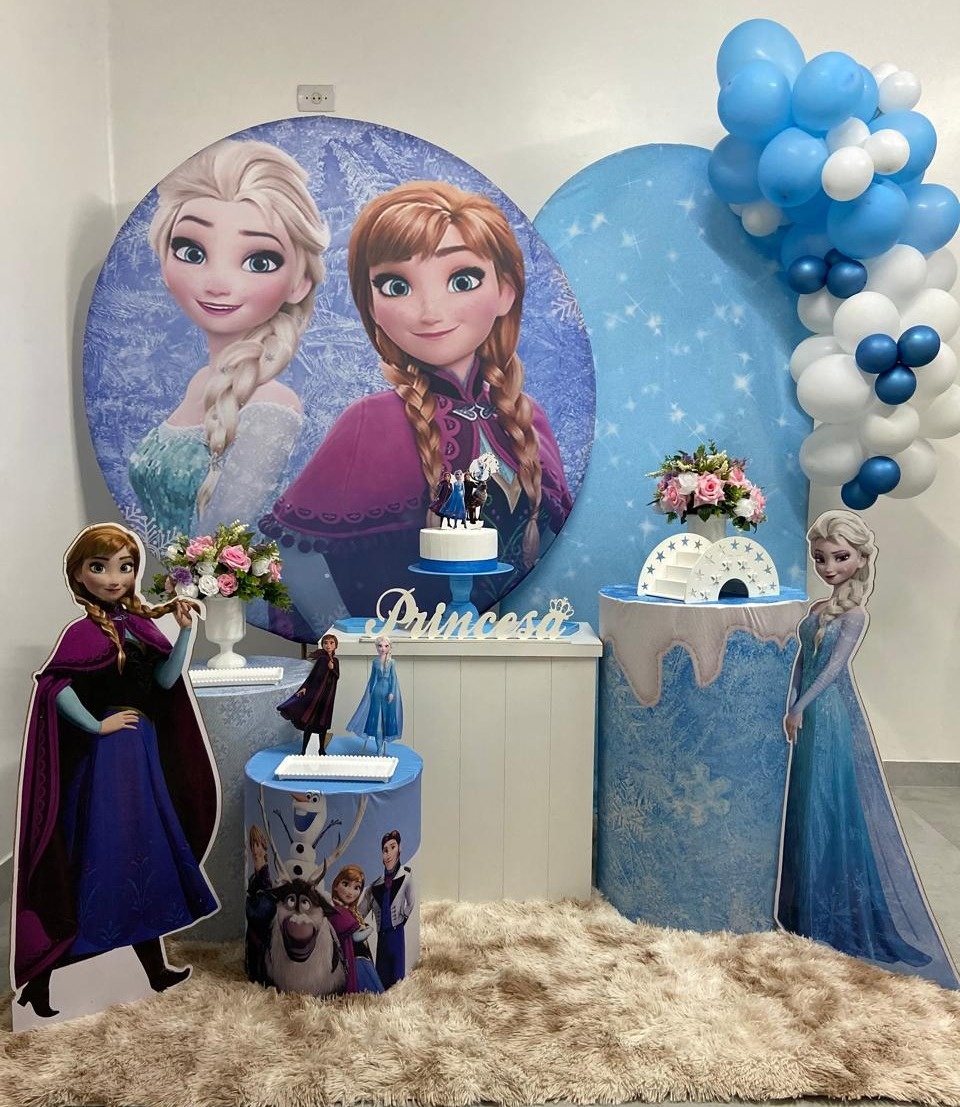 Frozen - Elsa E Ana - Kit Super Luxo - A FESTA E DECORAÇÃO