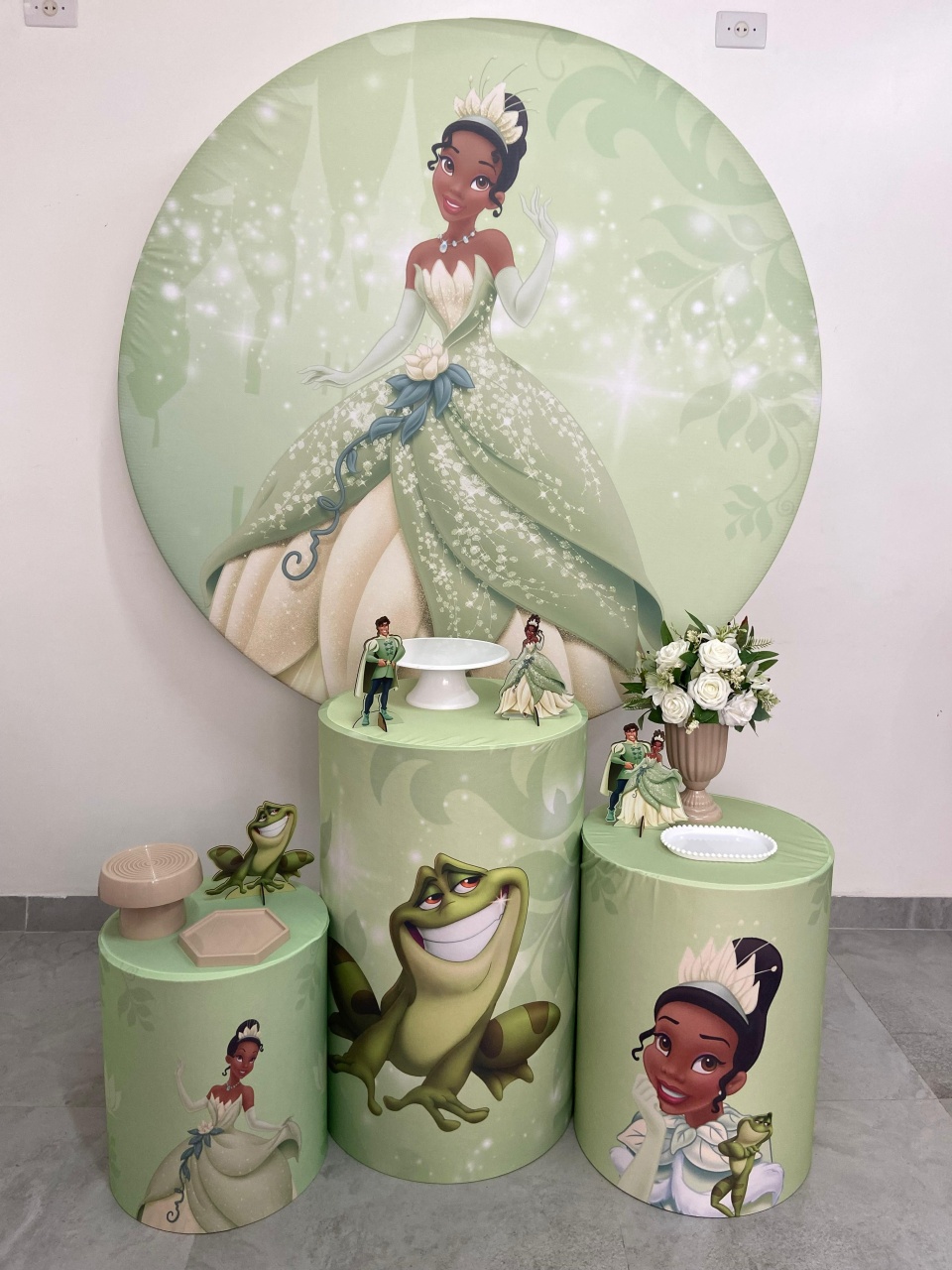Kit Básico Tiana E O Sapo  - A FESTA E DECORAÇÃO
