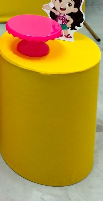 Capa Cilindro M Amarelo  - A FESTA E DECORAÇÃO