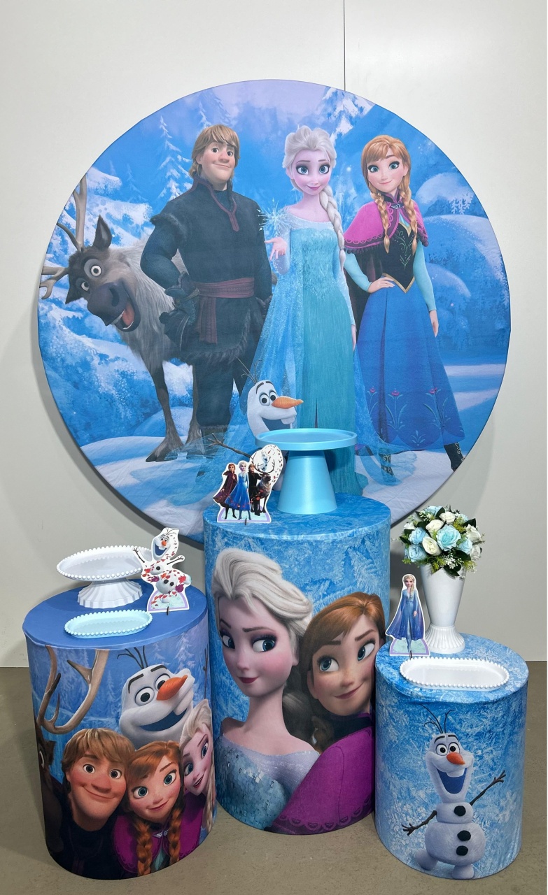 Kit Básico Frozen Todos Personagens - A FESTA E DECORAÇÃO