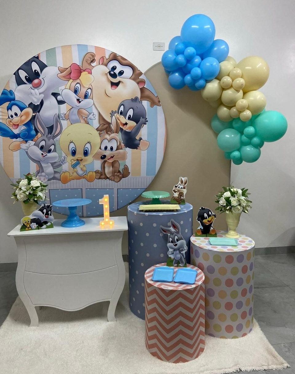 Kit Super Luxo Looney Tunes  - A FESTA E DECORAÇÃO