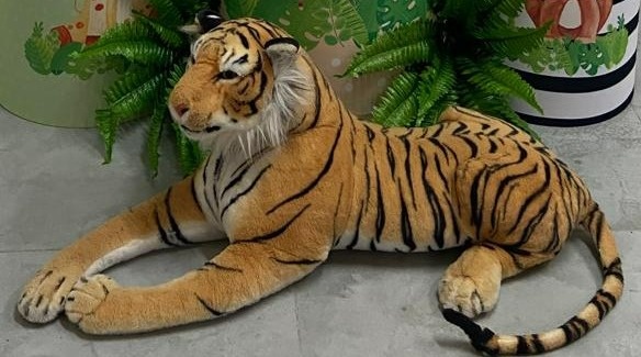 Tigre de Pelúcia - A FESTA E DECORAÇÃO