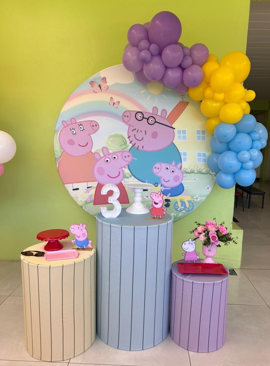 Kit Completo Com Balões Peppa Pig - A FESTA E DECORAÇÃO