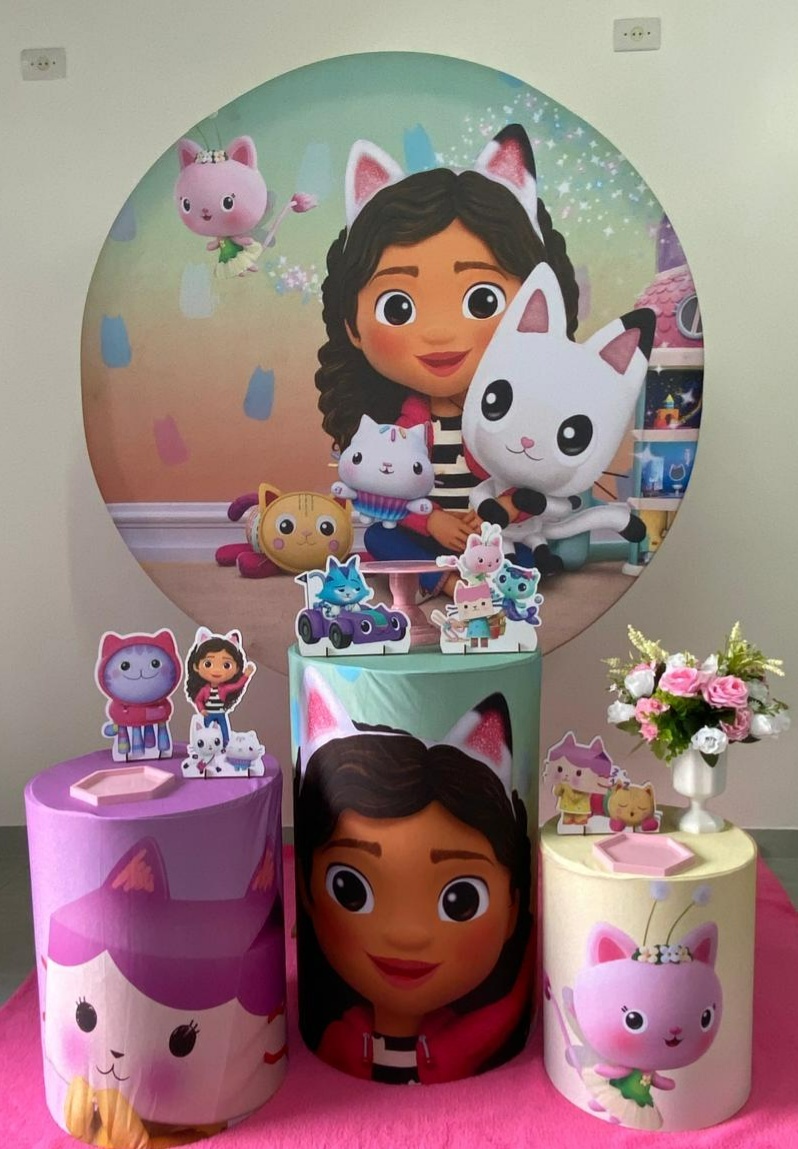 Kit Básico Casa Mágica da Gabby - A FESTA E DECORAÇÃO