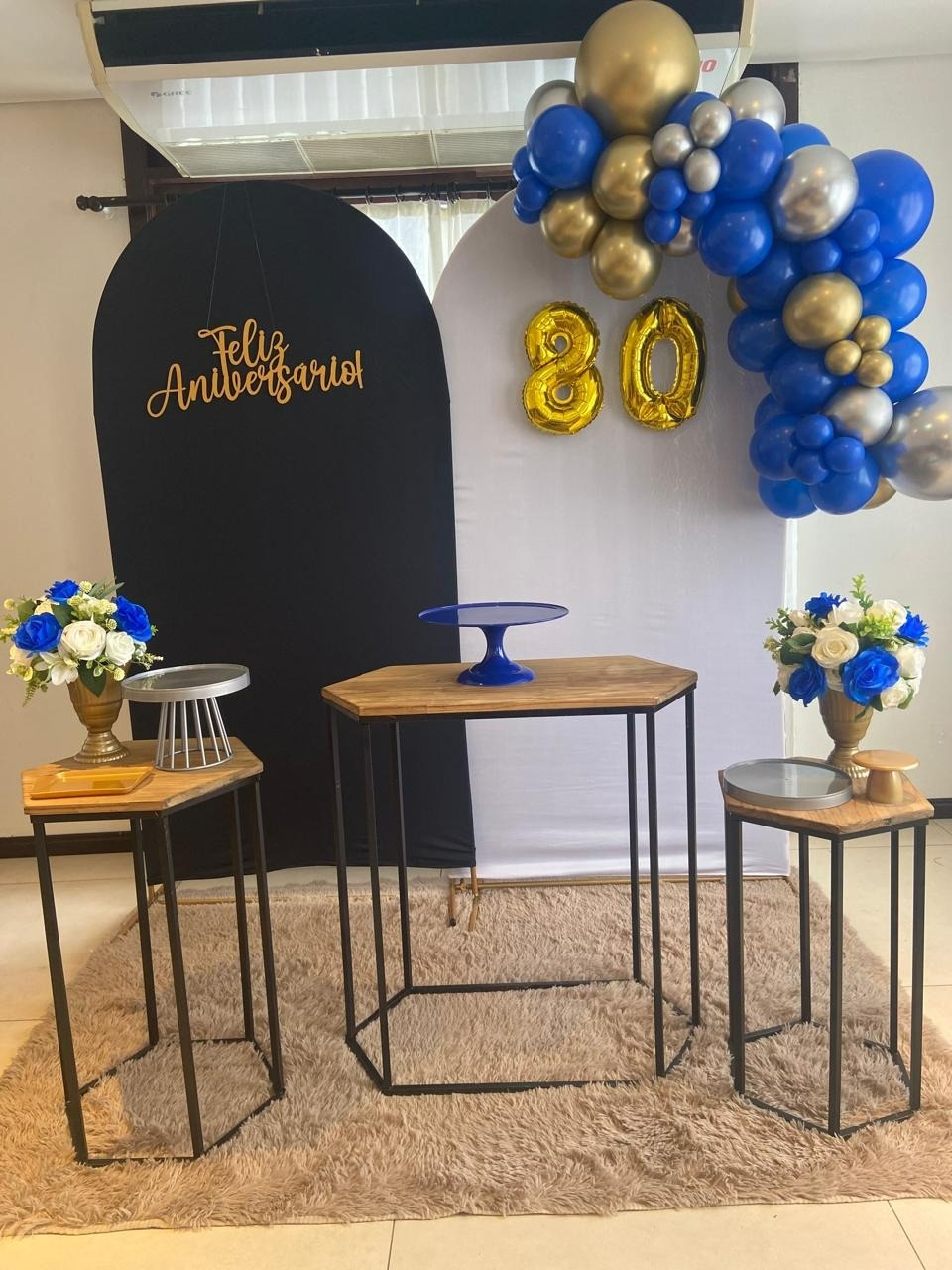 Kit Romano Preto, Prata E Dourado - A FESTA E DECORAÇÃO
