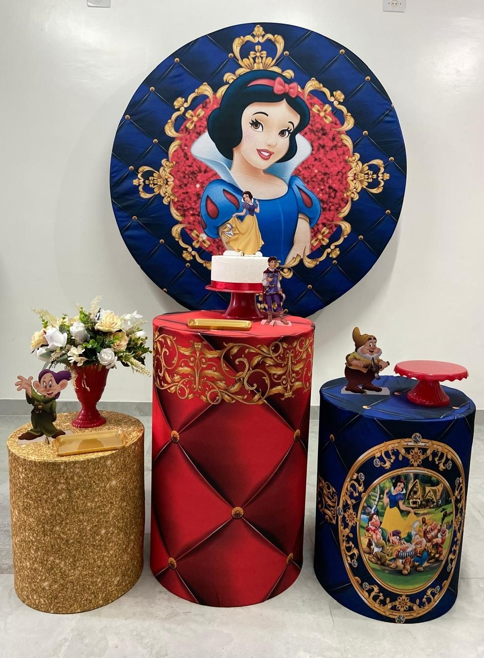Kit Básico Branca de Neve - A FESTA E DECORAÇÃO
