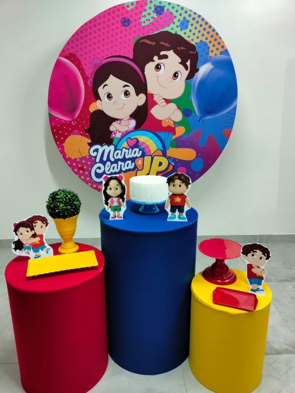 Kit Básico Maria Clara E Jp Menino  - A FESTA E DECORAÇÃO