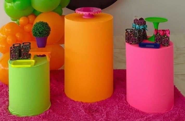Trio de Cilindros Neon - suh pegue monte 