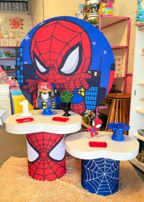 Homem Aranha Baby + Cilindro Organico   - suh pegue monte 