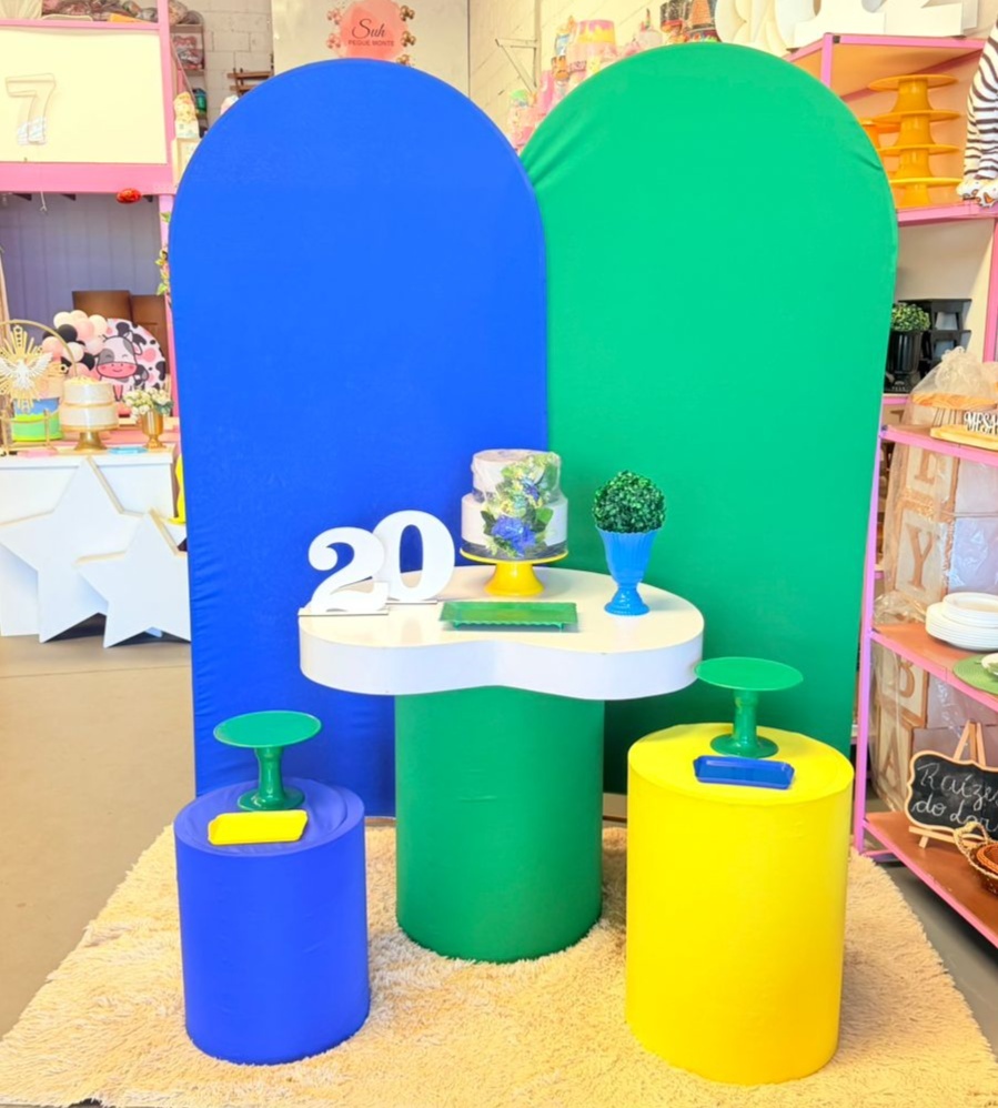 Romano Azul +Verde Com Organico (G )Tema Brasil - suh pegue monte 