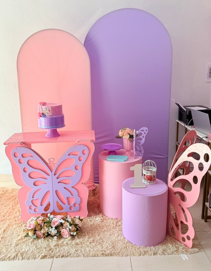 Romanos Rosa Bebe E Lilas+ Bomber Borboleta (Jardim) - suh pegue monte 