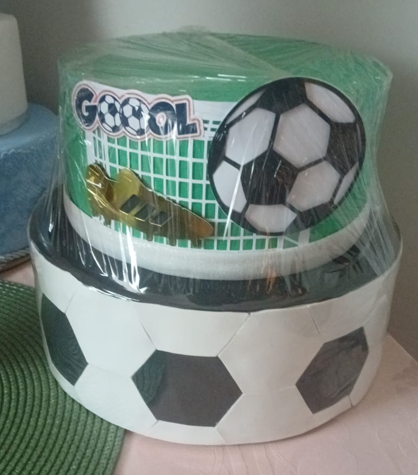 Bolo Fake Futebol - suh pegue monte 