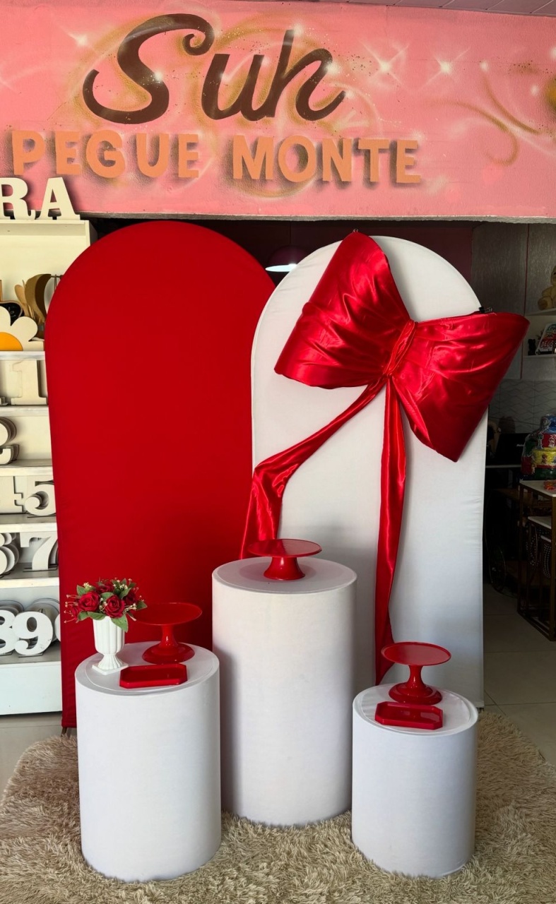 Romano Branco E Vermelho  Laço G - suh pegue monte 