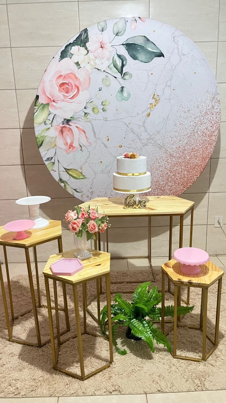 Painel Kit Evento + Kit Sextavada - suh pegue monte 