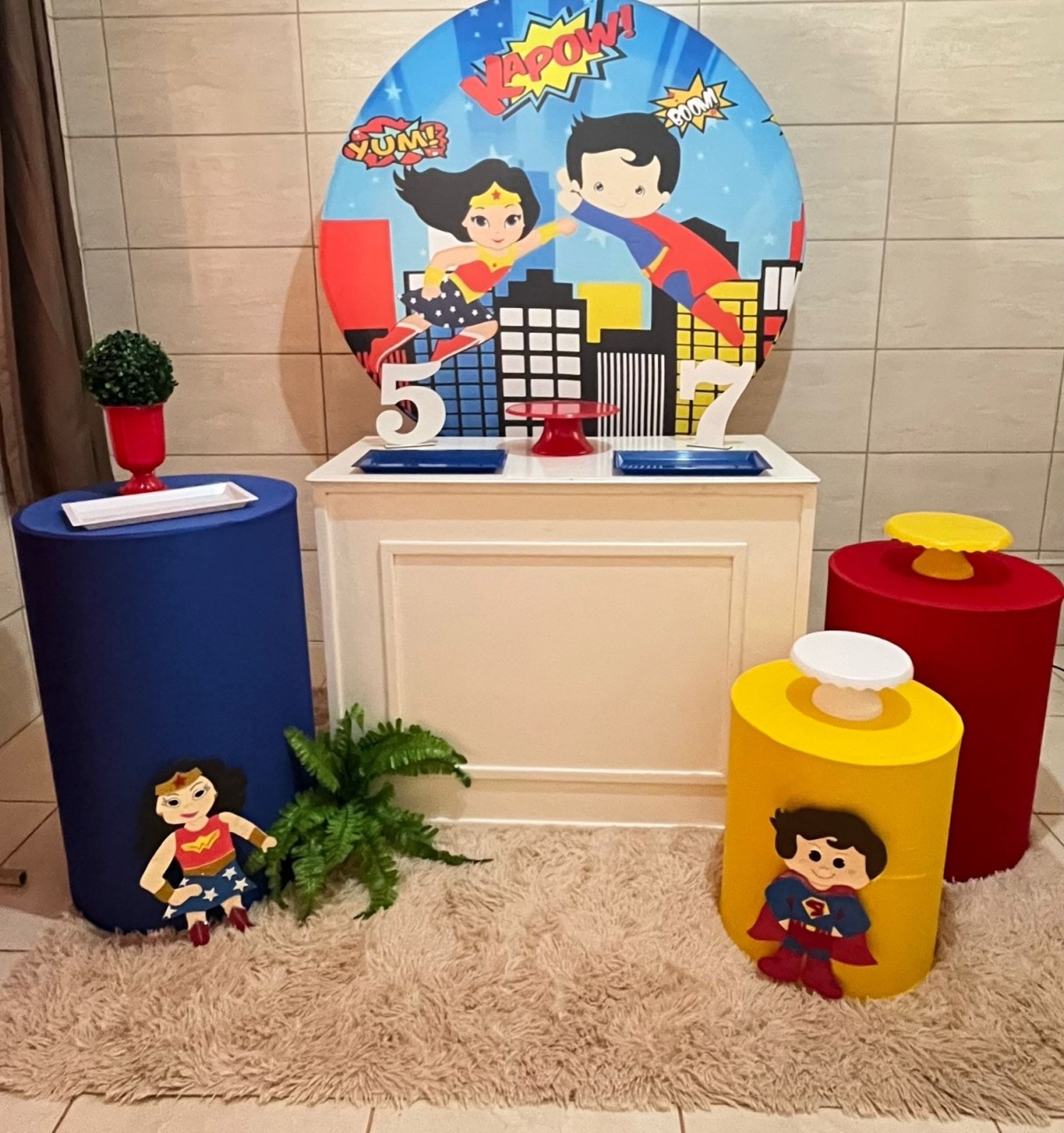 Mulher Maravilha E Super Man Baby + Bomber - suh pegue monte 